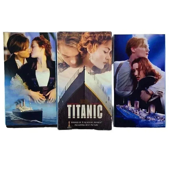 Other - Titanic (VHS, 1998, 2-Tape Set) Leonardo DiCaprio, Kate Winslet